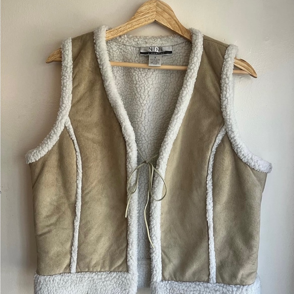 Women's Nine & Co. Shearling Vest
